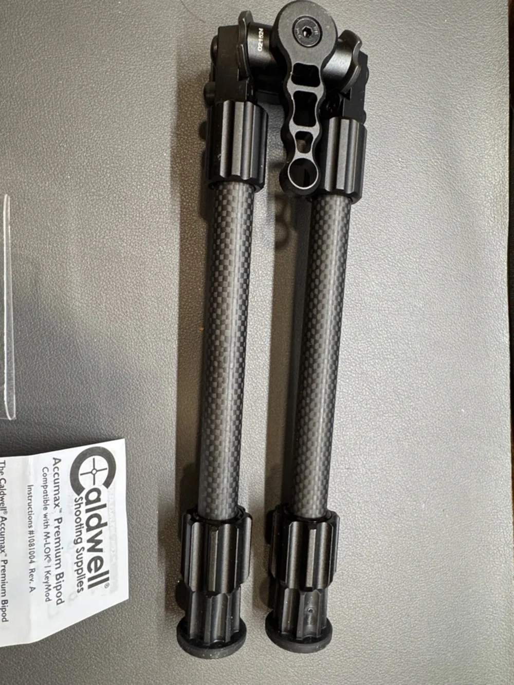 Caldwell Accumax Premium Carbon Fiber Bipod 9